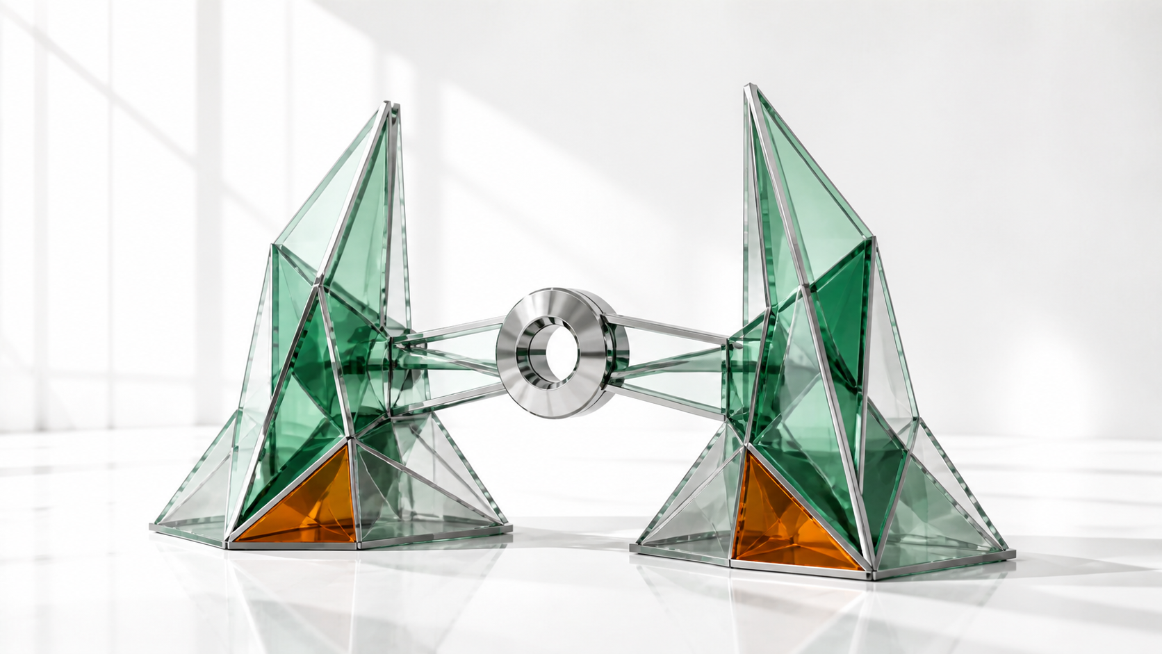 Strategic Partnerships crystalline sculpture